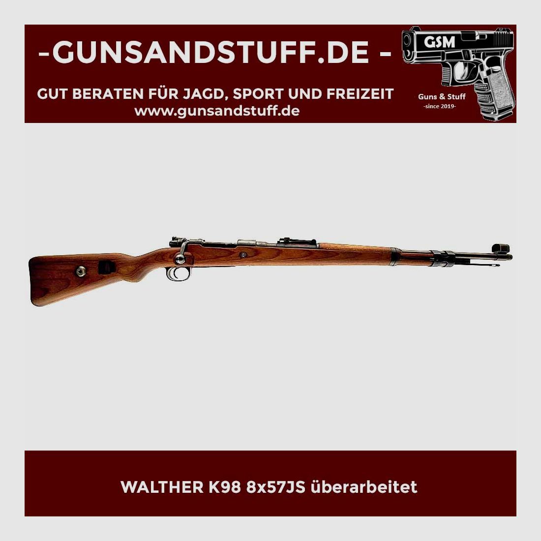 WALTHER K98 8x57JS gereviseerd, afbeelding 2 van 3
