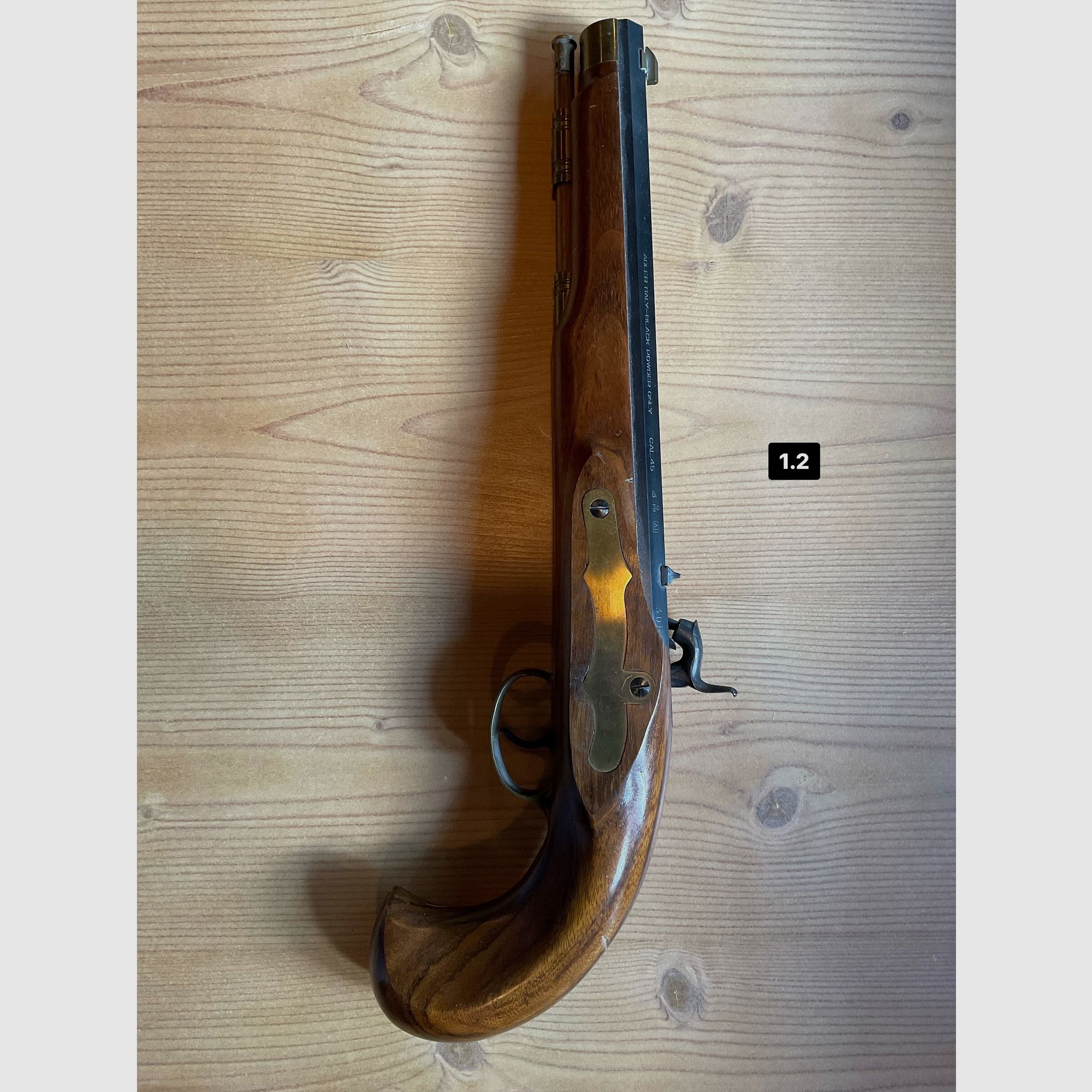 Schwarzpulver Vorderladerpistole