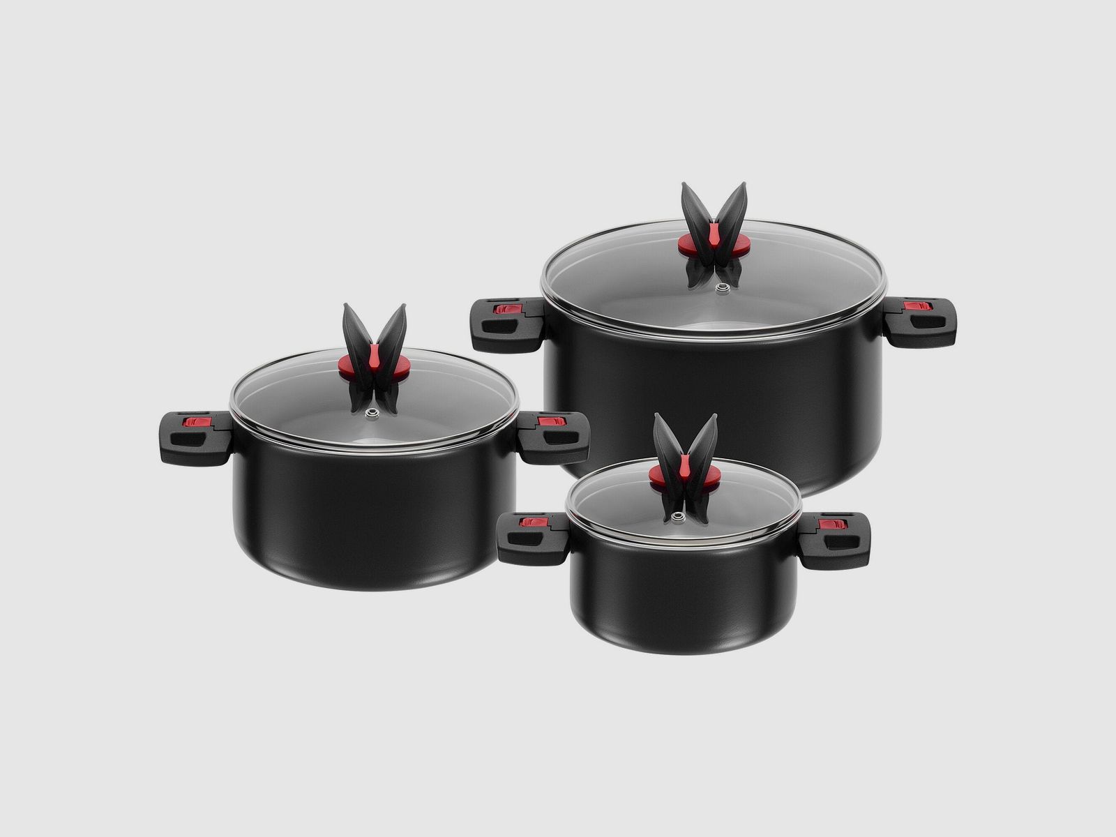 Click & Cook Cookware Set 3-pcs, image 2 of 4