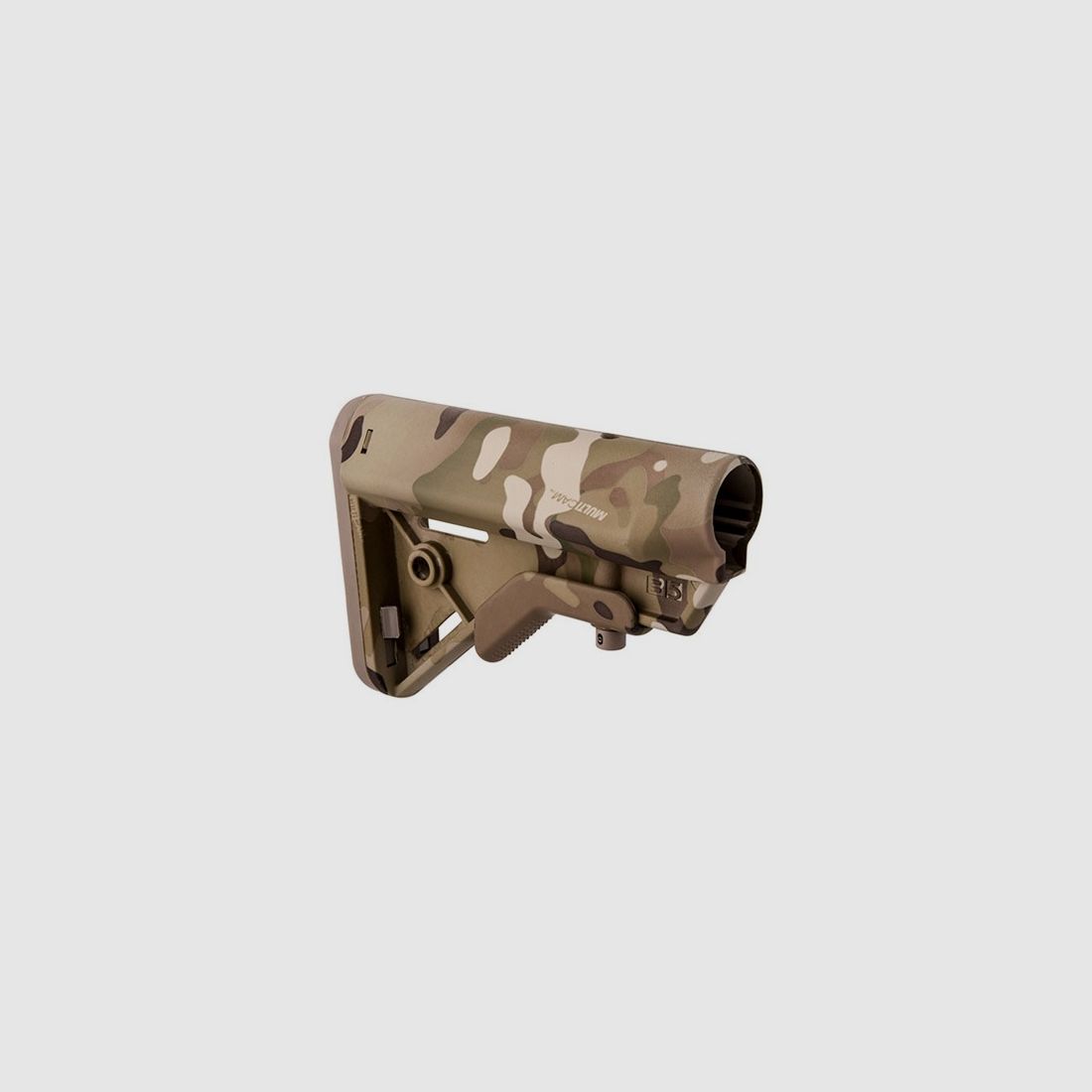 B5 SYSTEMS AR-15 BRAVO STOCK COLLAPSIBLE MIL-SPEC MULTI-CAM, image 1 of 5