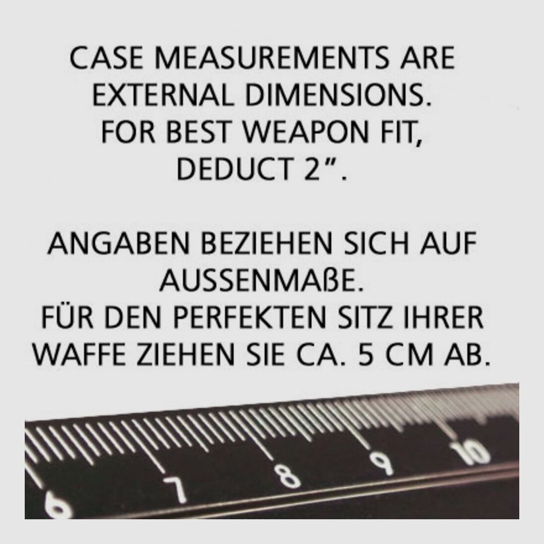 Bulldog Cases Étui pour fusil 94cm Double Tac Tan