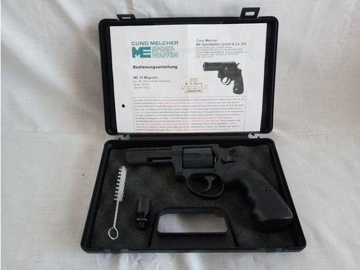 ME 38 Magnum / SRS-Revolver / 9mm R.K. / brüniert