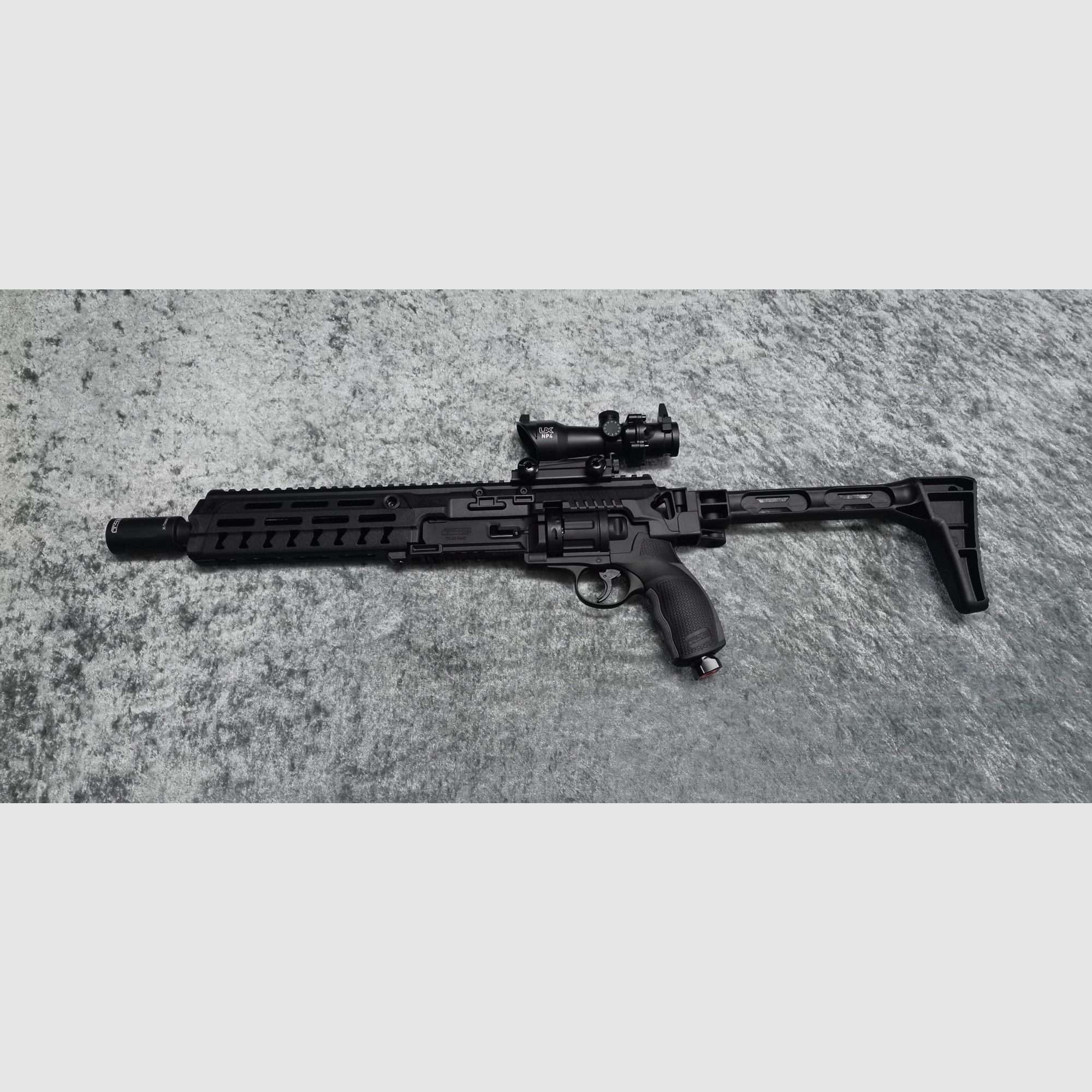 Tactical Kit für Umarex TR 50 Conversion Kit+TR 50+Red Dot+X-Tracer