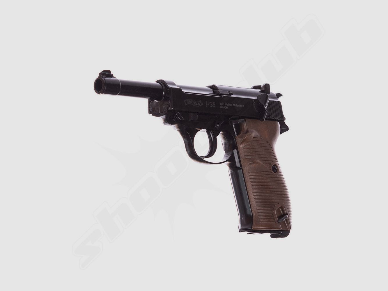 Walther P38 CO2 Pistole 4,5 mm Stahl BBs im Spar-Set