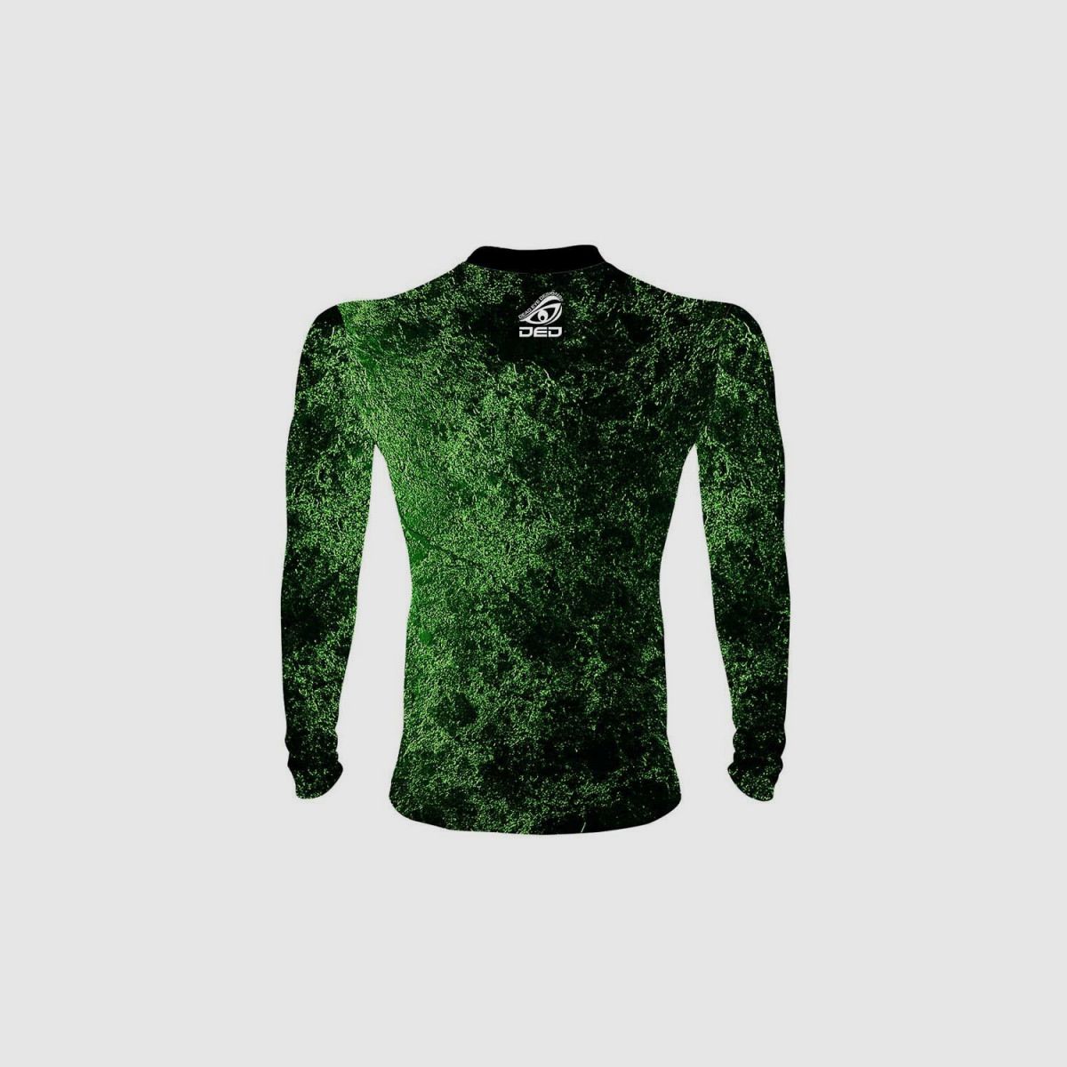 DED Competition T-shirt Kompresyjne z Długim Rękawem - Zielony, Kolor: Zielony, rozmiar: 8XL, Typ odzieży: Regular (Mężczyźni), zdjęcie 2 z 3