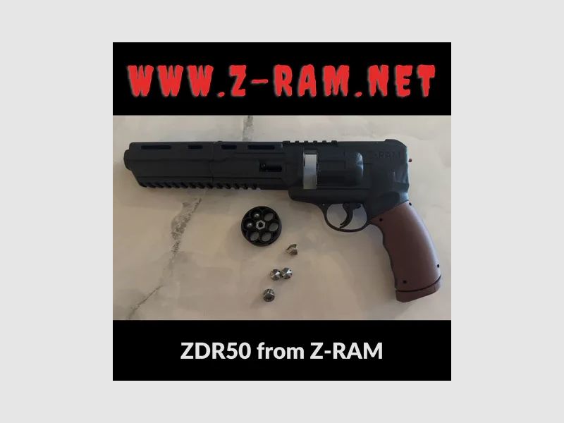 Z-RAM ZDR50 BLACK CASE FOR UMAREX T4E HDR50 INNARDS (HIDE Z-EXTENSION!)