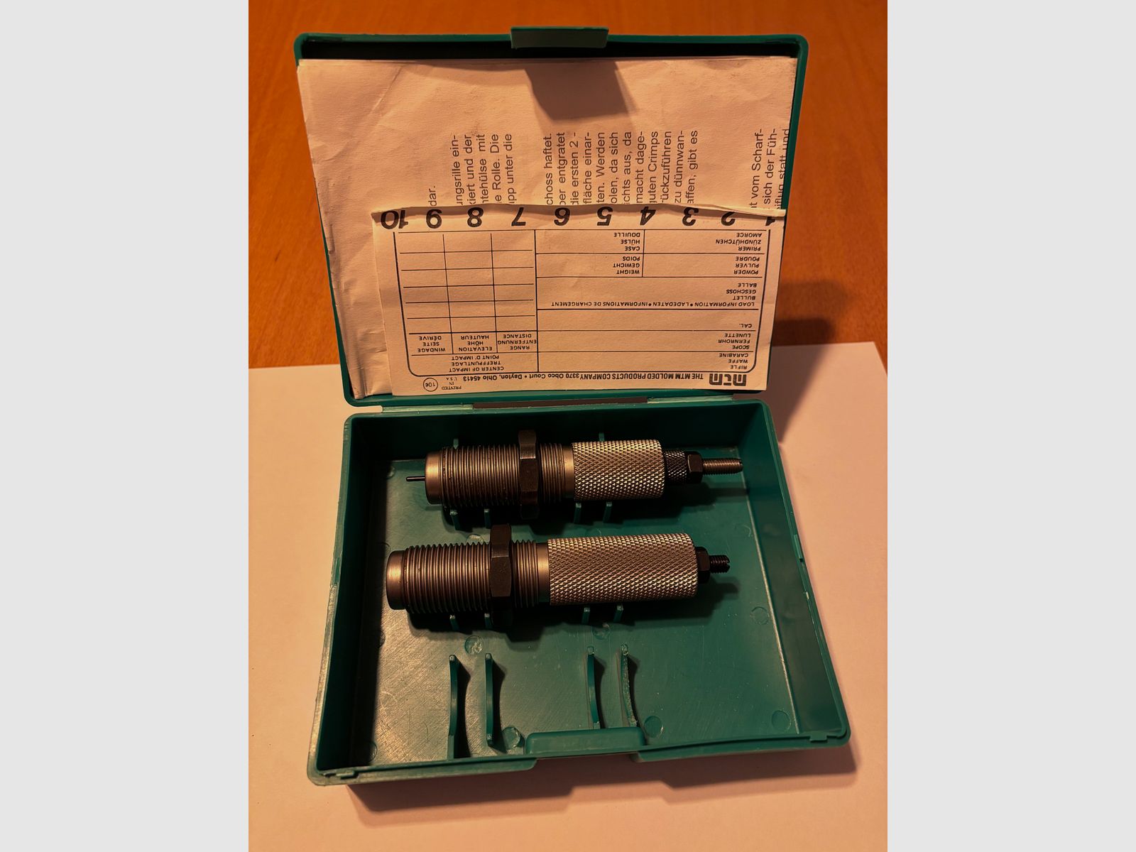 Matryca 9,3x62 Mauser, zdjęcie 2 z 3
