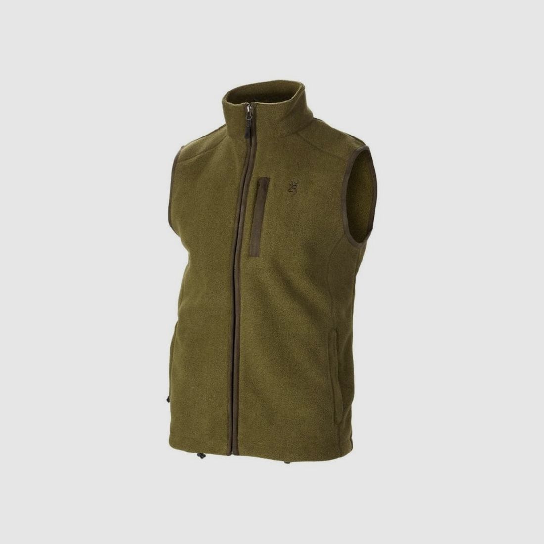 Giacca Fleece Browning Summit Olive - Isolamento Termico - Comfort e Resistenza - Perfetta per la Caccia in Condizioni Fredde, immagine 3 di 5