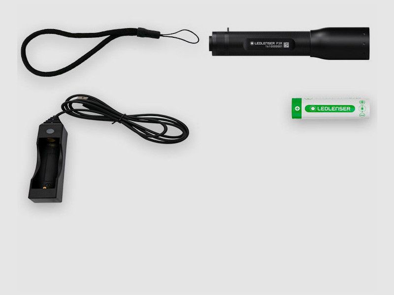 Ledlenser 501048 LED Taschenlampe P3R mit AKKU Geschenk BOX 140 Lumen 100m