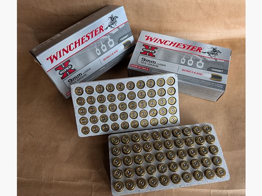 Łuski 9mm Luger Winchester Super X - WINCLEAN  °°°°°°°°°°°°°°°°°°°°°°°°°°°°°°