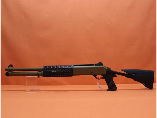 Benelli Ha.Flinte 12/76 Benelli M4 A1 TS MARRÓN 18,5" cañón/ Multichoke/ Culata telescópica/ Picatinny (M4T-PRO)