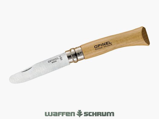 Cuchillo plegable Opinel con punta redondeada longitud de hoja 8cm - cuchillo para niños