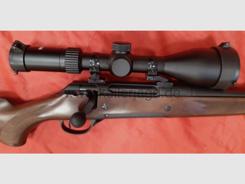 Haenel Jaeger 10 Holzschaft Kal.308 Win + 3-12x56 AKAH-ZFR + Haenel JGR SD