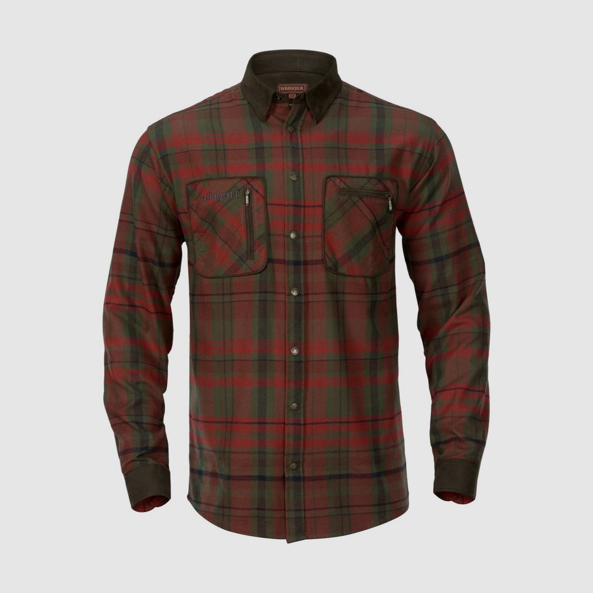 HÄRKILA Pajala Hemd Red Autumn Check