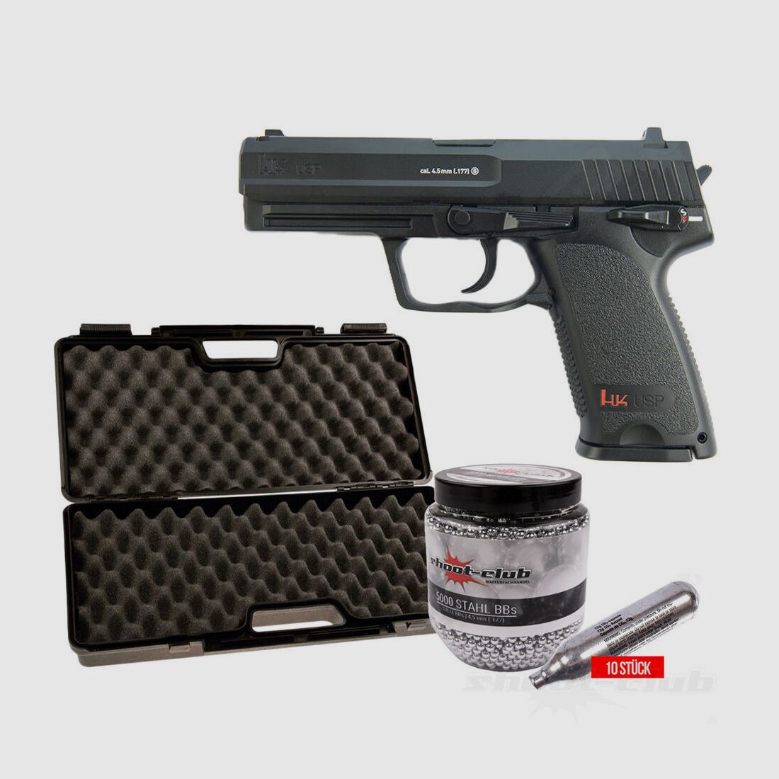 Heckler & Koch	 H&K USP CO2-Pistole Kal. 4,5