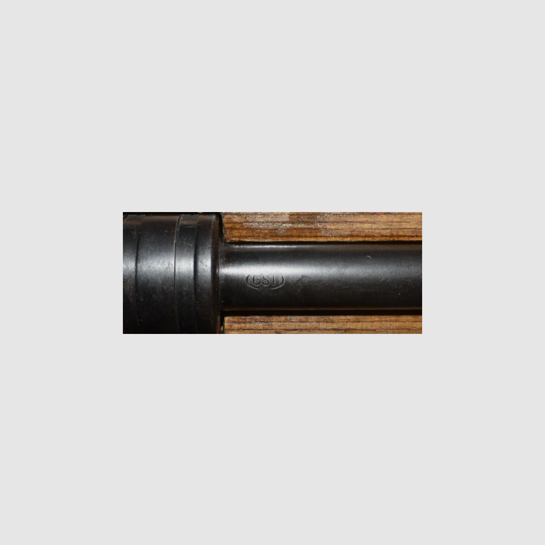 Luchtgeweer Haenel 49a, zeer vroeg GST Geweer, loop gestempeld, veer en afdichting nieuw