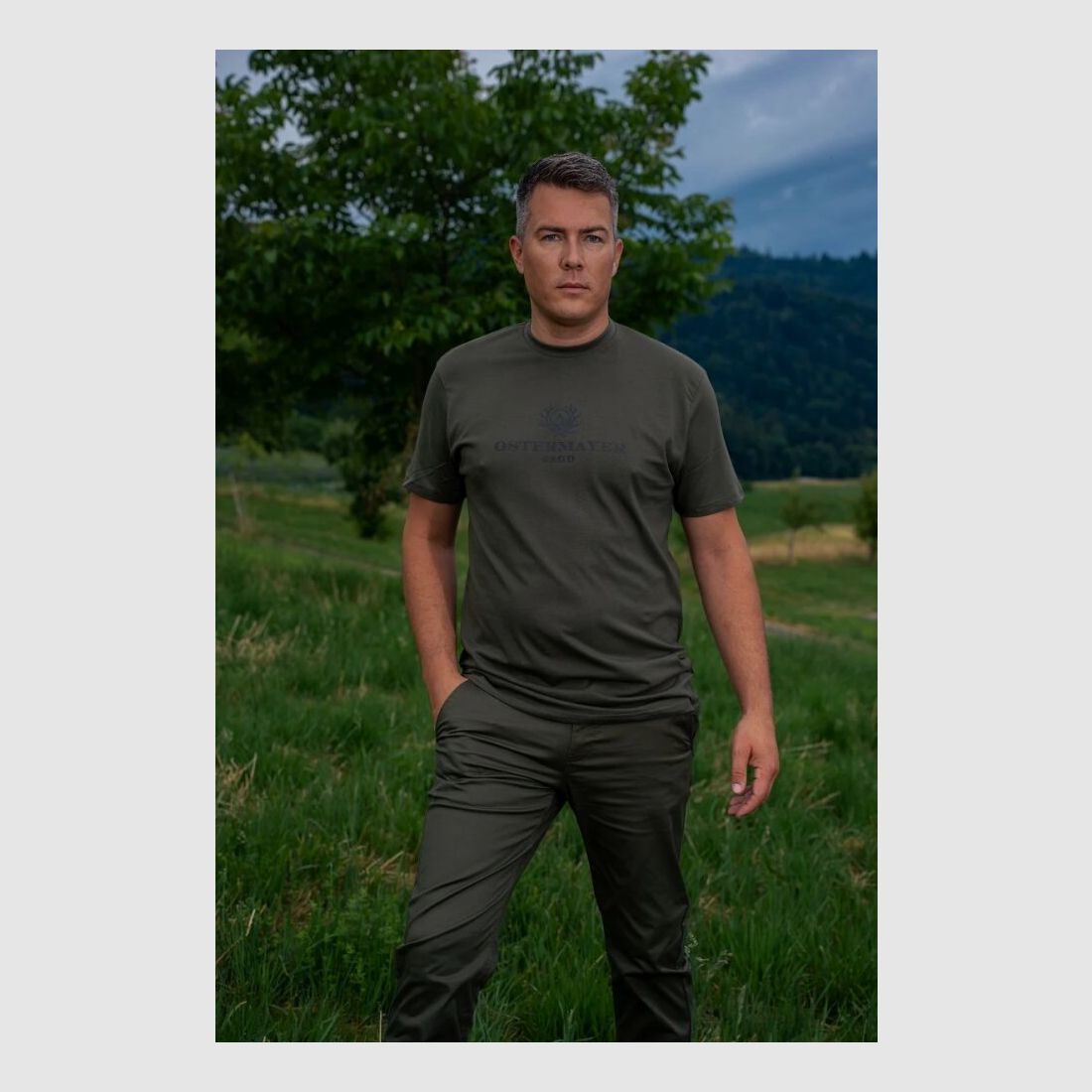 Ostermayer Jagd Logo T-Shirt Herren - Ostermayer Jagd