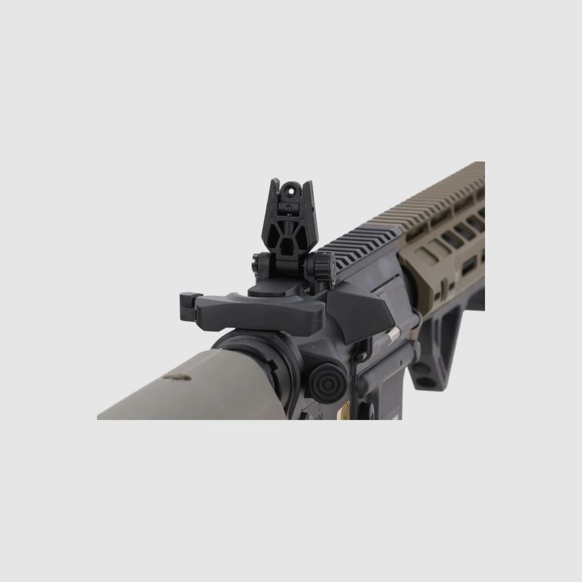 SA M4 Carbine M-LOK (RRA SA-P14 PRIME™ Aster II ETU BLDC™) Rifle Airsoft Libre a partir de 18 - Negro/Verde -F-