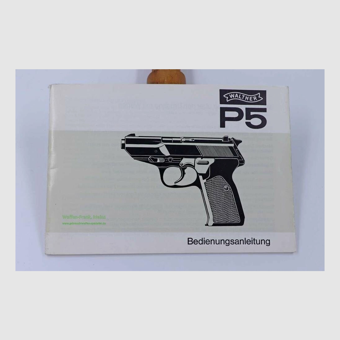 Walther - Ulm Instrucciones de uso, Mod. P5 original