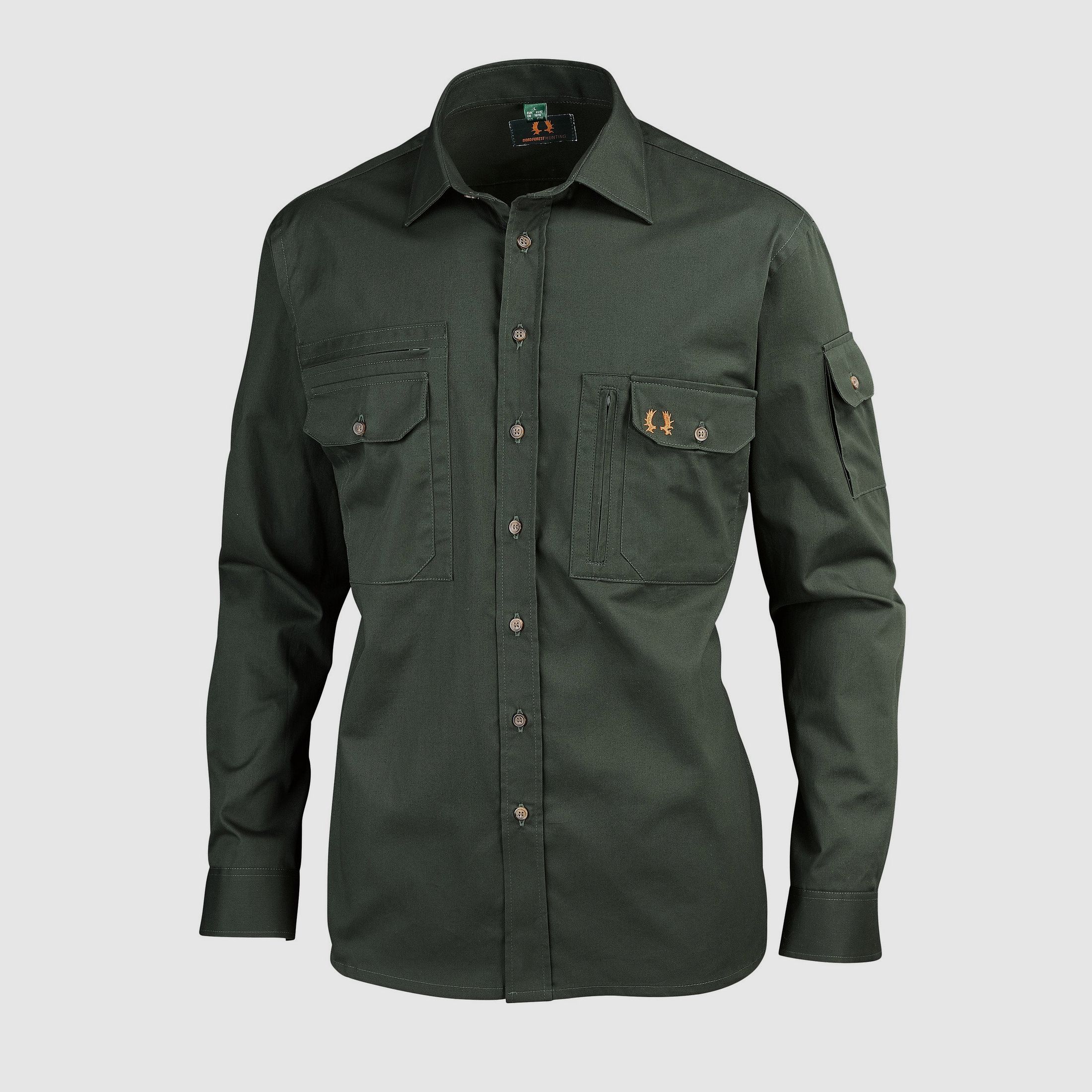 Nordforest Hunting Herren-Langarmhemd