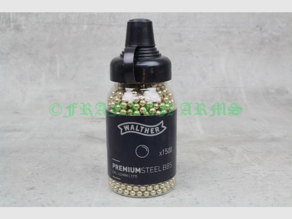 Walther Premium Steel BB 4.5mm 1500 pieces