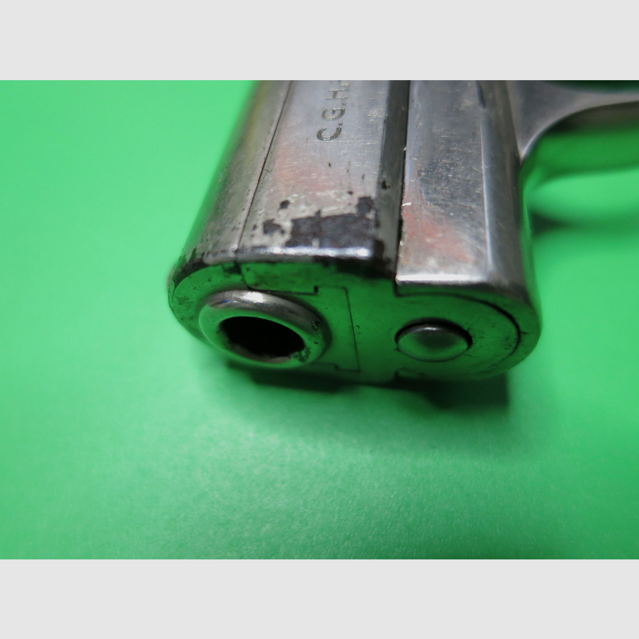 C.G. Haenel, Modell I, 6,35 mm Browning, absolute Rarität, Taschenpistole     #79