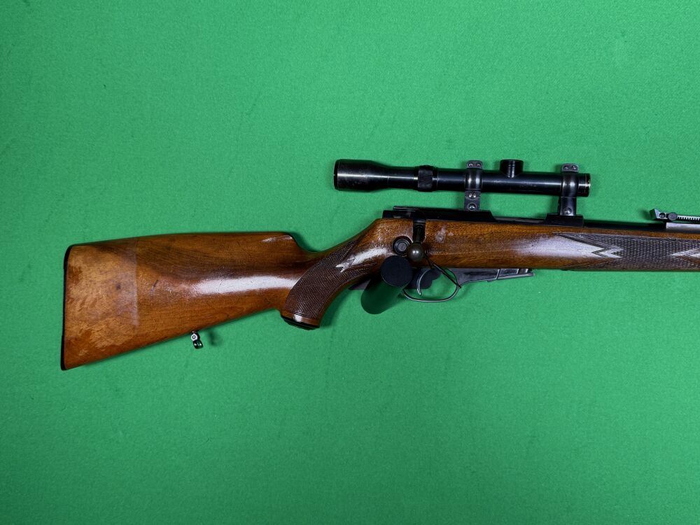 Carl Walther small caliber repeater with scope