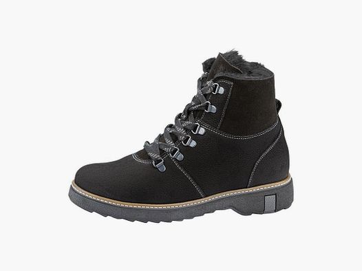 Waldläufer Damen-Schnürstiefel Hitomi Schwarz 4,5