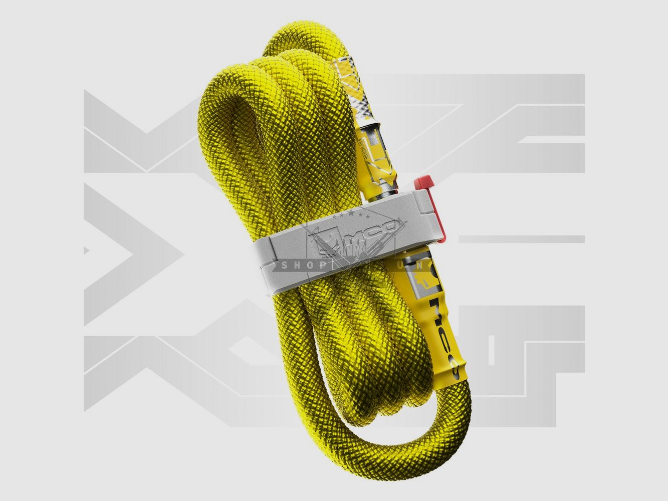MCO HPA Line XF V2, extended length, ultra-flexible, Foster fittings (Yellow)