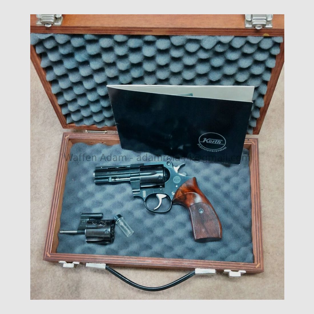 Korth Ratzeburg Combate 357 Mag con tambor intercambiable de 9 mm