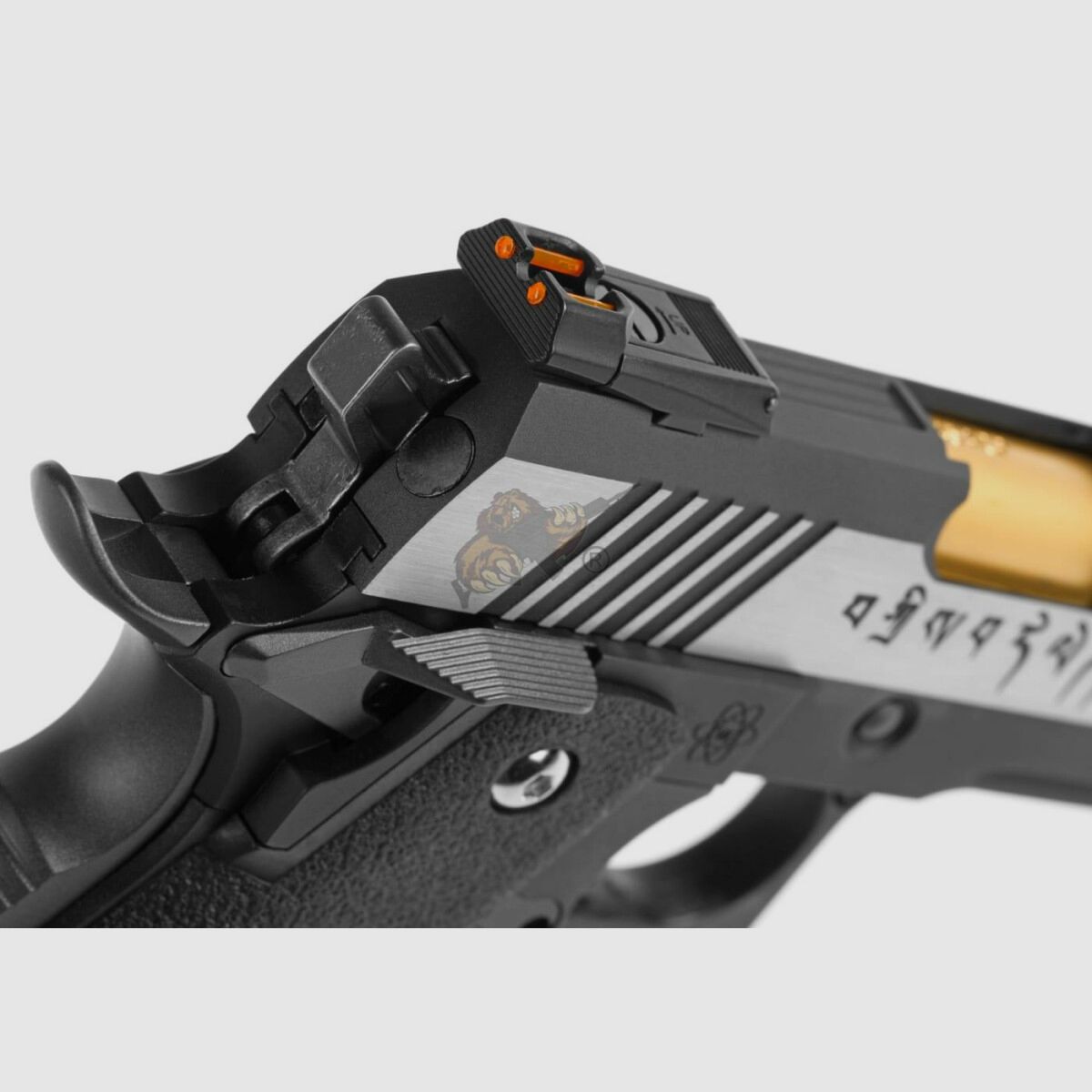 WE Hi-Capa 6 Force A Gold Barrel Full Metal GBB -F-