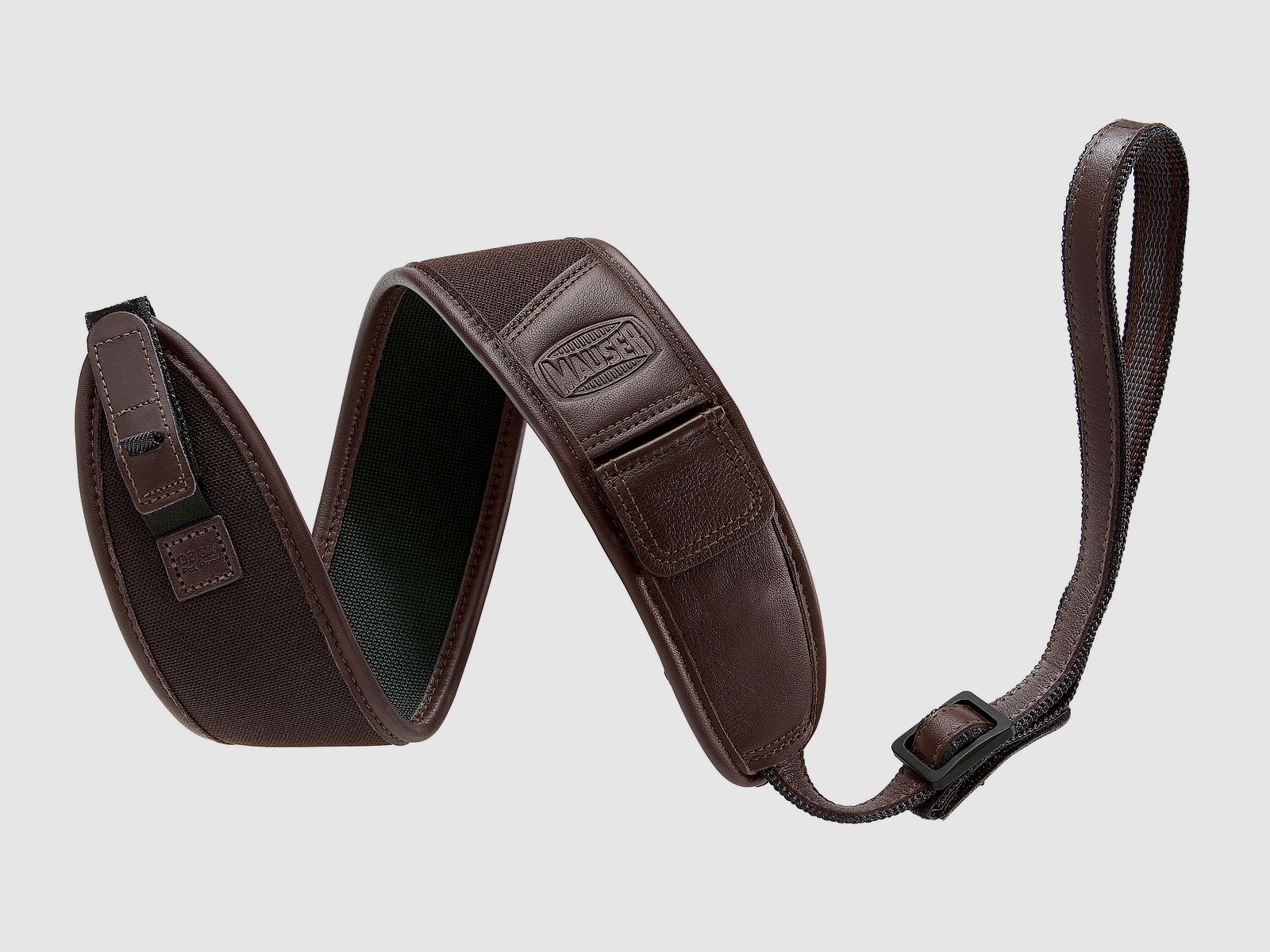 Mauser geweerriemen Deluxe leer bruin