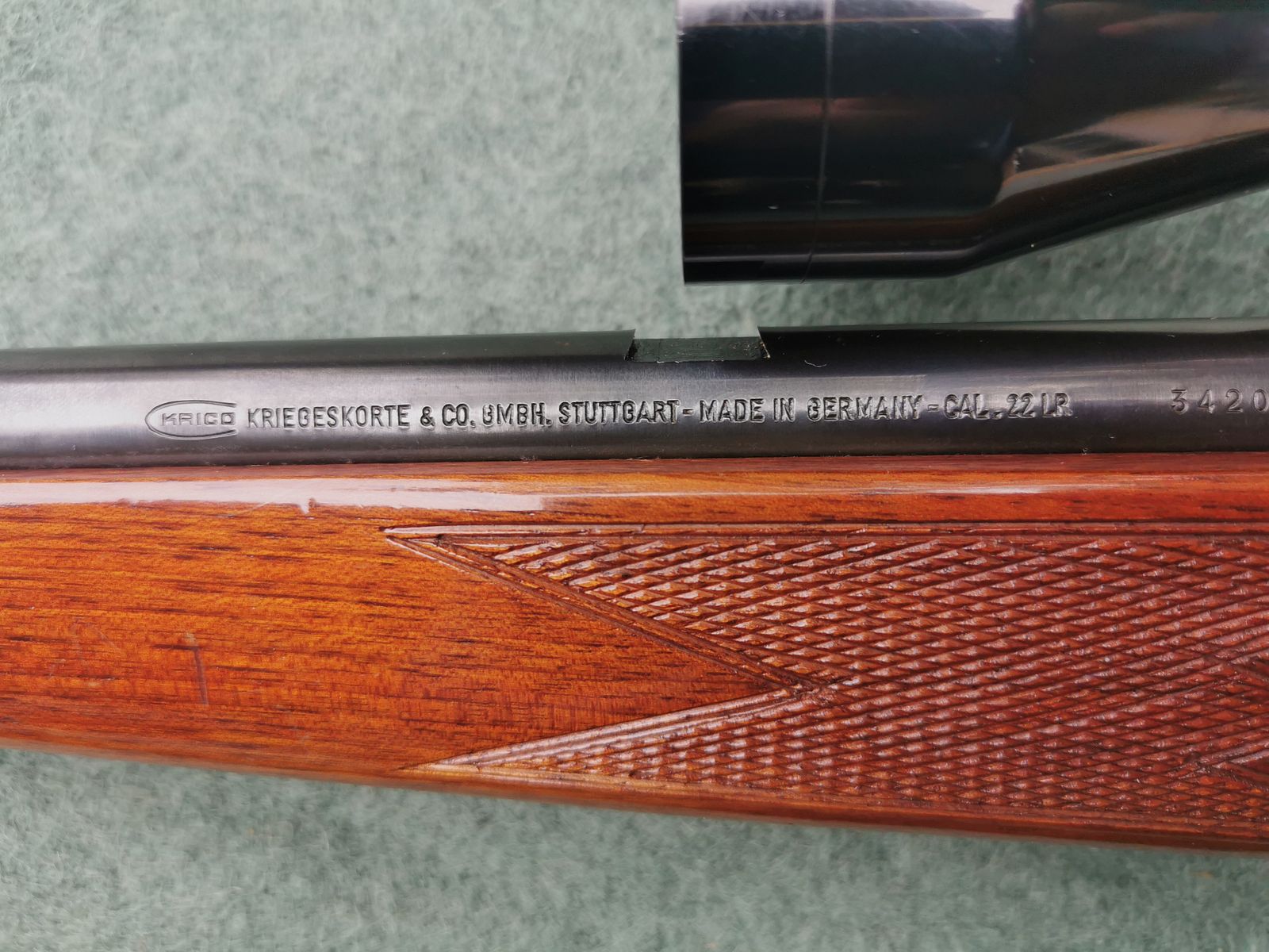 Repetierbüchse Kriegeskorte KK mit Tasco 6x40 und Schalldämpfer