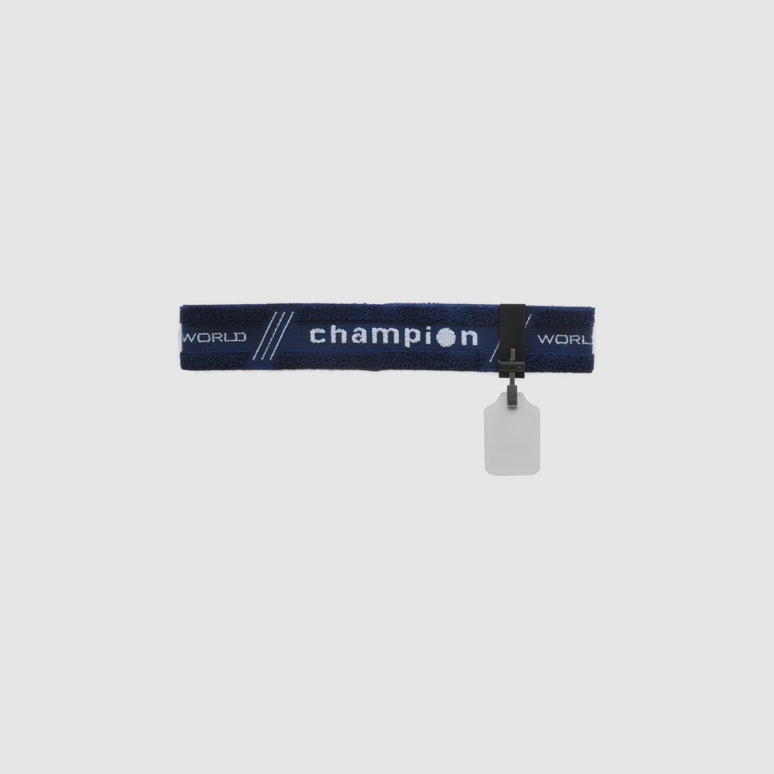 Gehmann Stirnband blau 30mm breit, Abdeckscheibe weiß