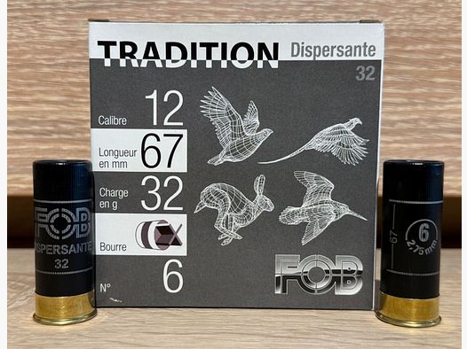 FOB Traditon Dispersante Streu - 12/67 - 32g - Nr. 6 (2,75mm) - Blei