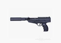BO Manufacture Langley Silencer Pistola de aire 4,5mm Diabolo de resorte BLK