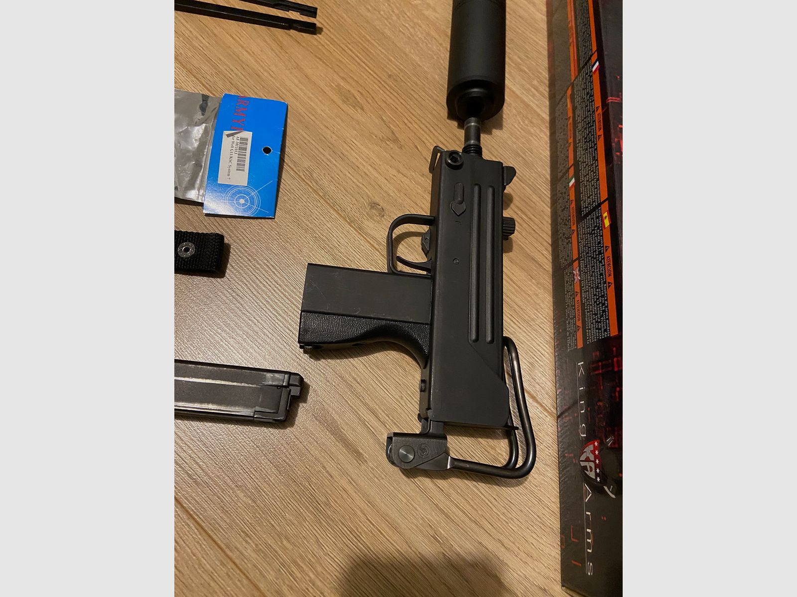 KSC/KWA M11 GBB MAC11a1 6mm BB GBB Zestaw stalowy