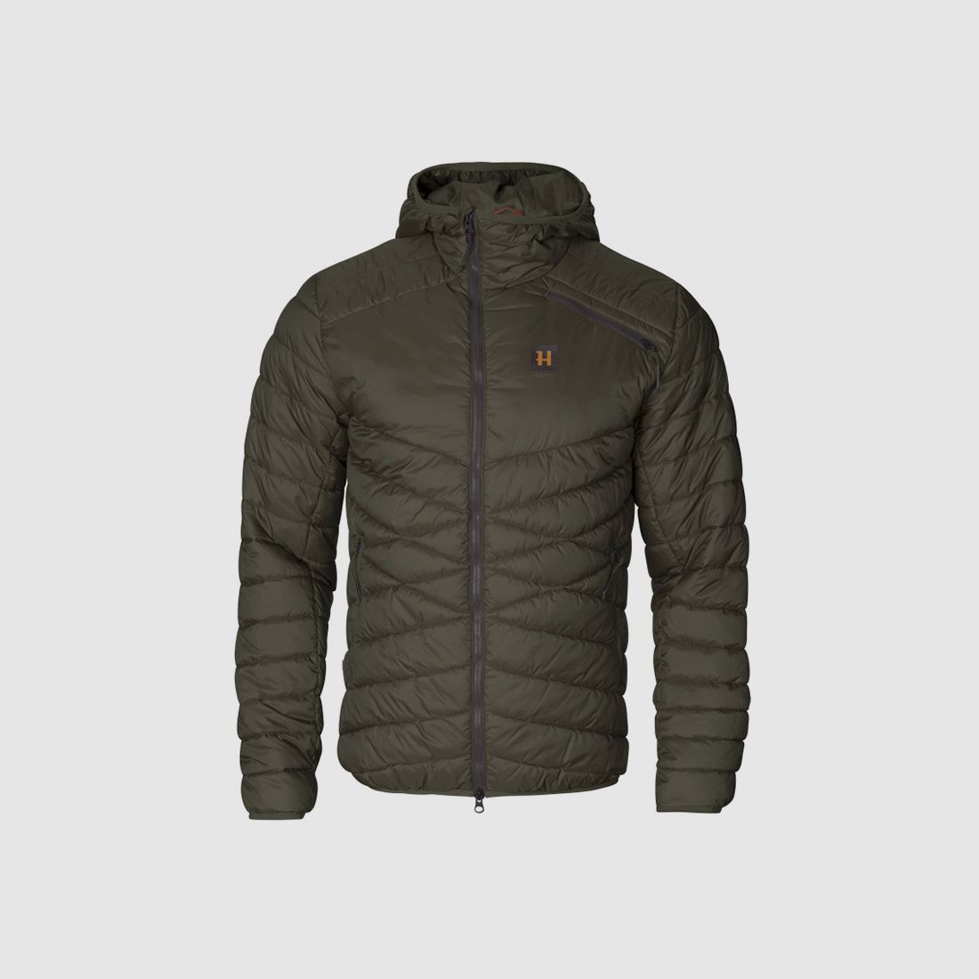 Härkila Logmar Insulate packable hoode Willow green Fleecejacken Herren