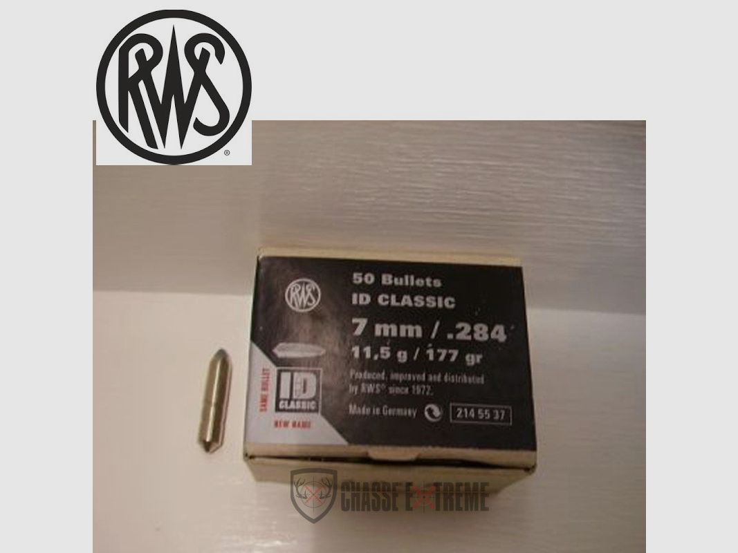50 Geschosse RWS Kal. 7mm 177gr ID Classic, Bild 1 von 3