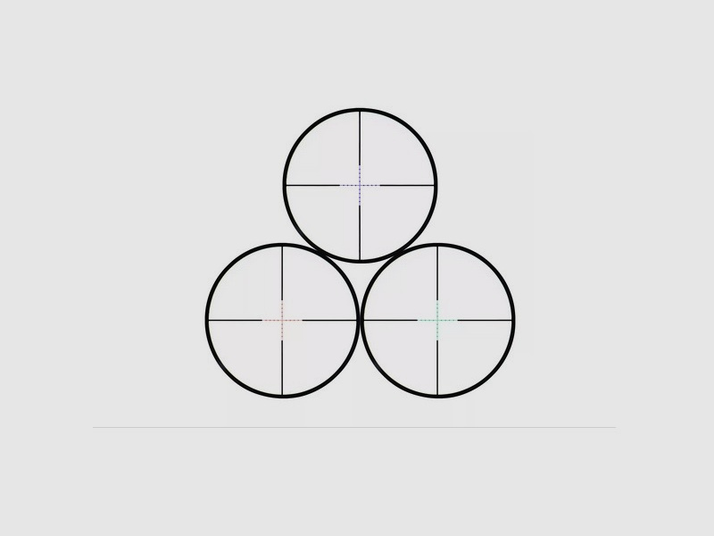 Theta Optics 4x32 Rhino Fiber Scope, black riflescope with red dot reflex sight