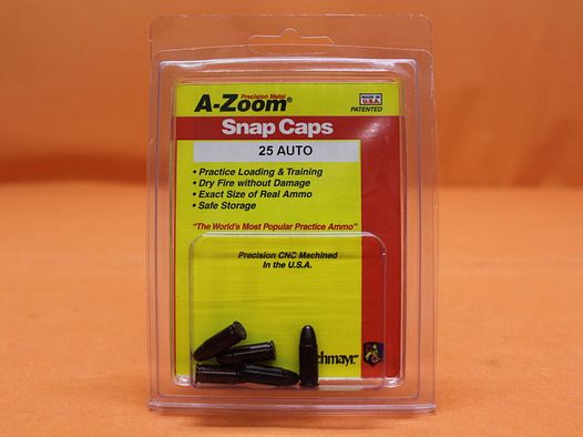 A-Zoom	 A-Zoom Exerzier-/ Pufferpatrone Alu 6,35mmBrowning/.25Auto Set mit 5 Stück (15152)