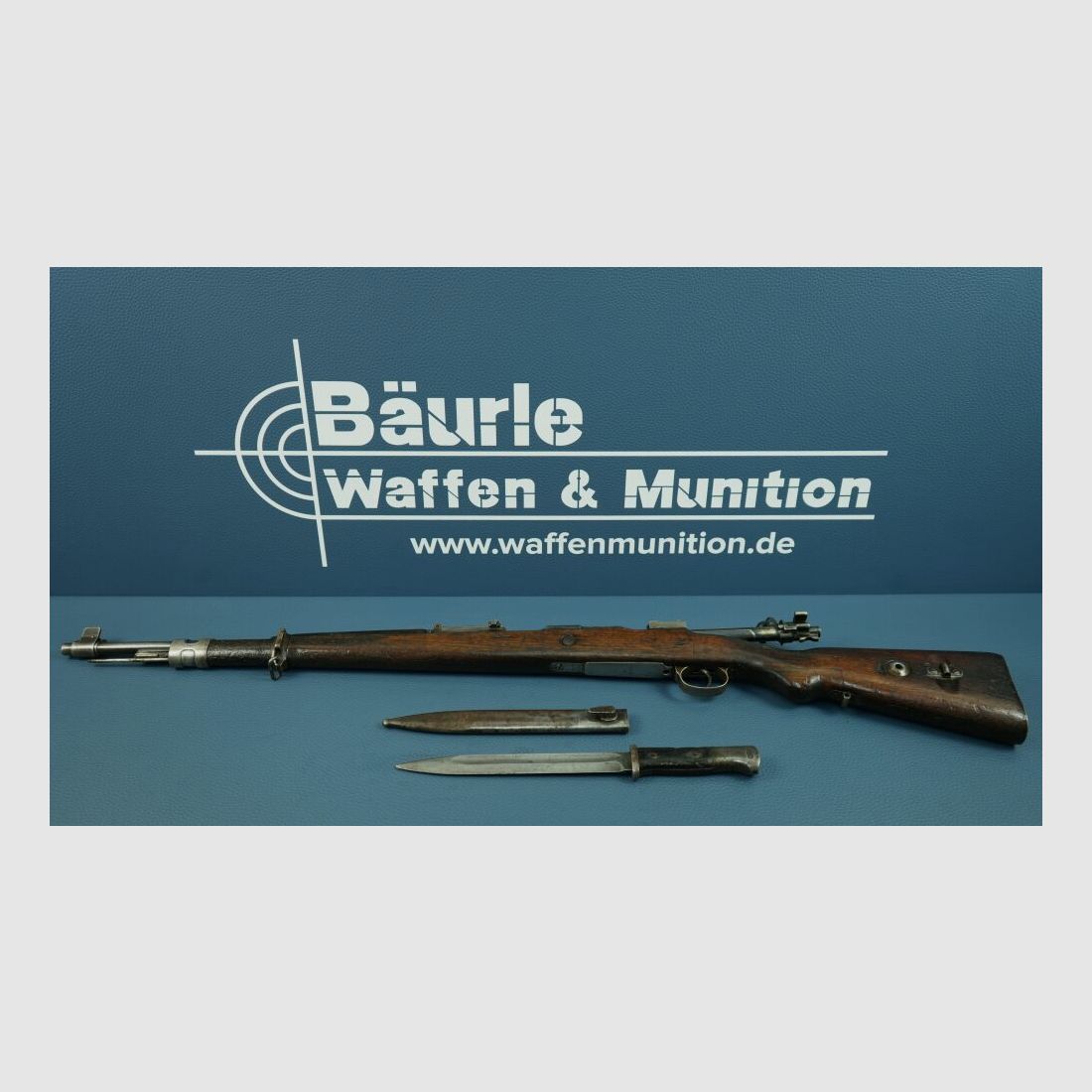 Mauser K98 Portugal contract 1937 + matching bayonet 8x57JS