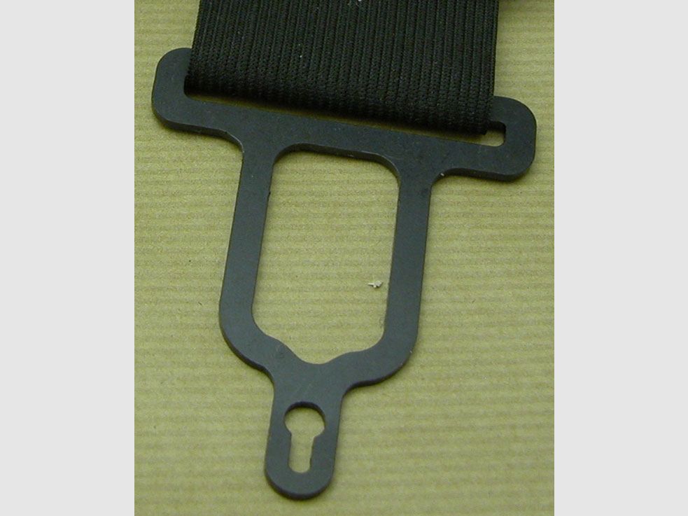 Montagebügel -vorne- zu Flimmerband 50mm