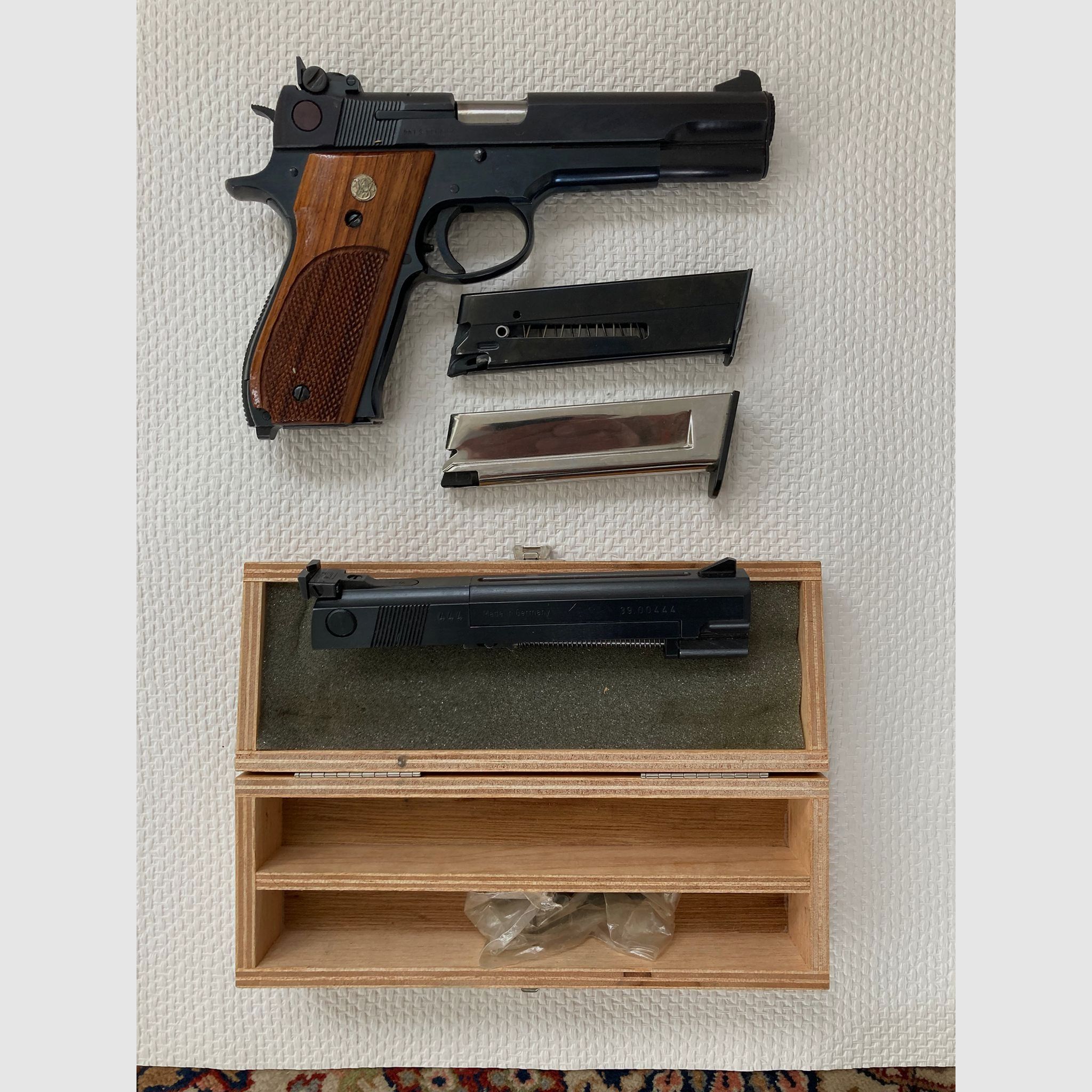 Smith & Wesson M52 inkl. Wechselsystem Peters Stahl .22 l.r. – Komplettset