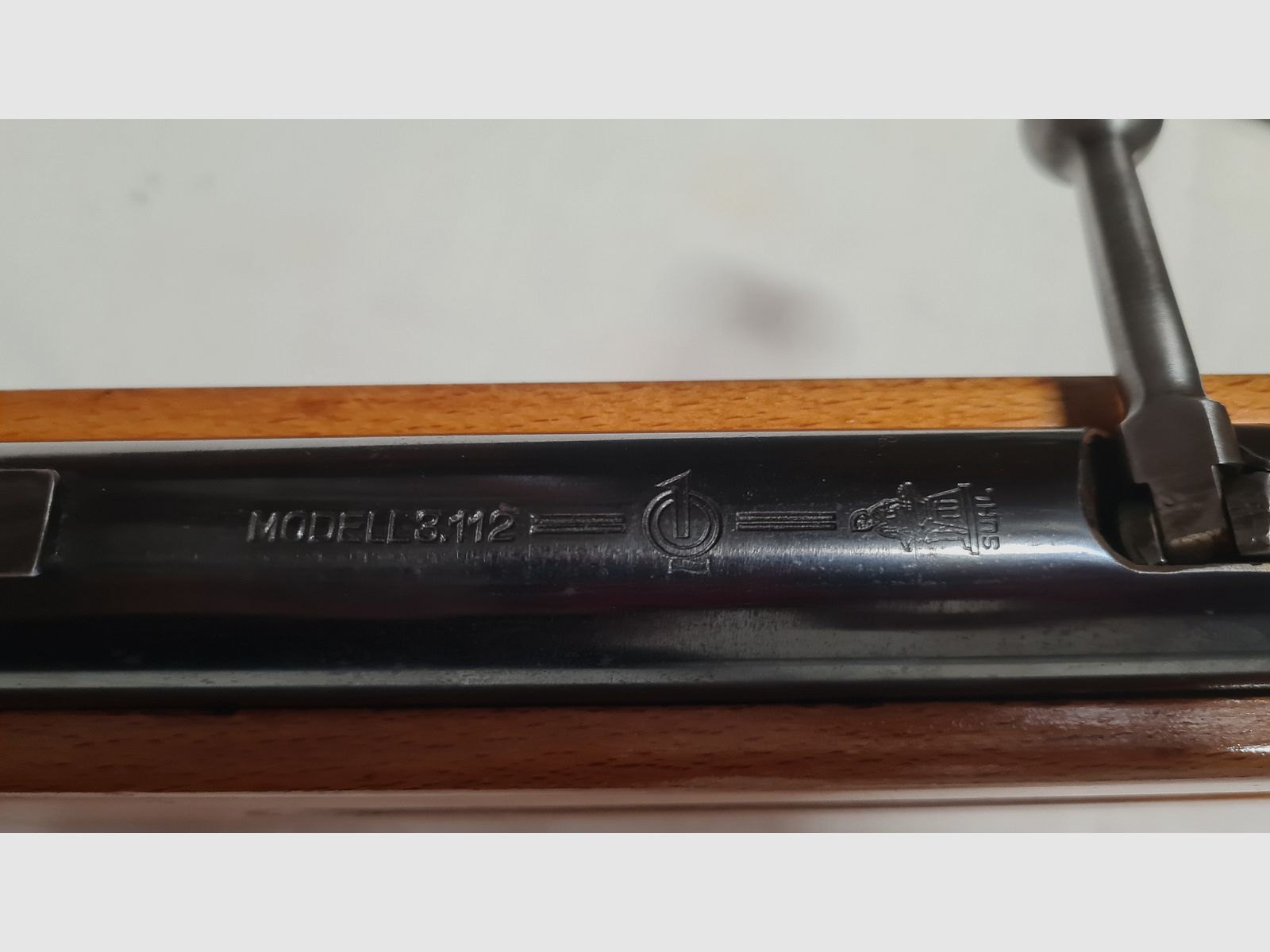 Haenel Sportschützenmodell 3.112 /Q1 / Waffe und Diopter Nummerngleich !!!, Bild 3 von 6