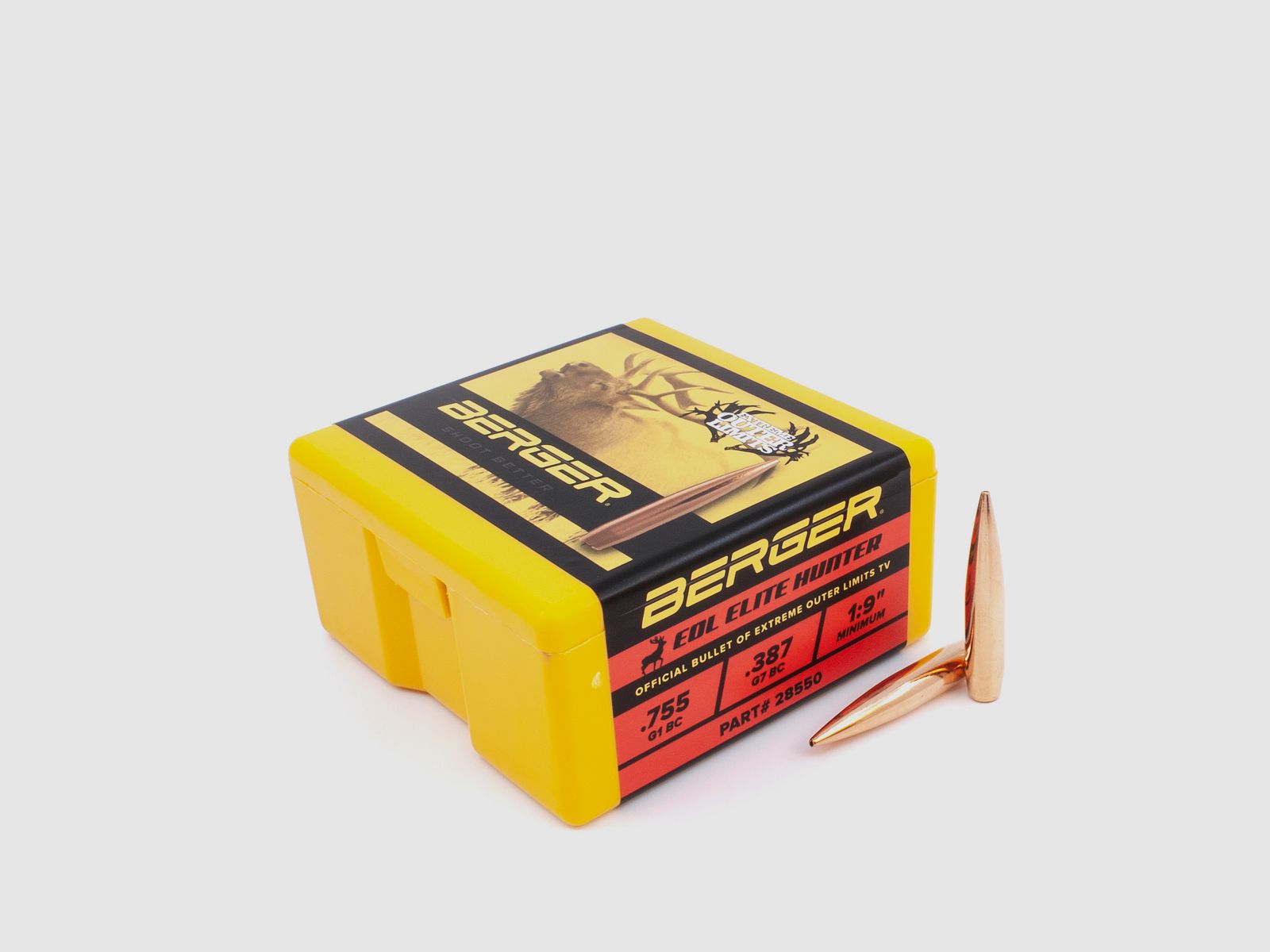 Berger Bullet 7mm/.284 EOL Elite Hunter 195GR 100 Pieces