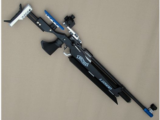 WALTHER LG500 BLACKTEC - WITH SUPPORT PLATE AND SIGHT REAR SHIFT