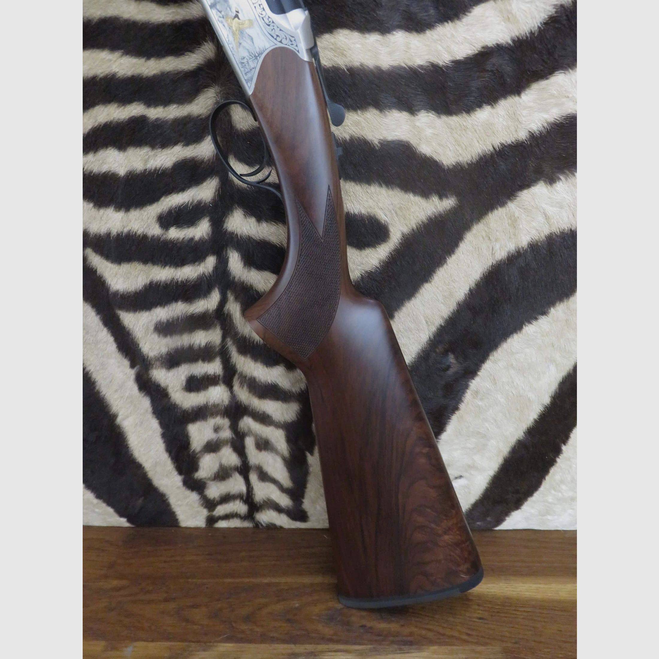 HUGLU Eagle Gravé Ergal Flinte Kal. 28/76 Läufe 71 cm 5 Chokes – Waffenkoffer, Bild 9 von 12