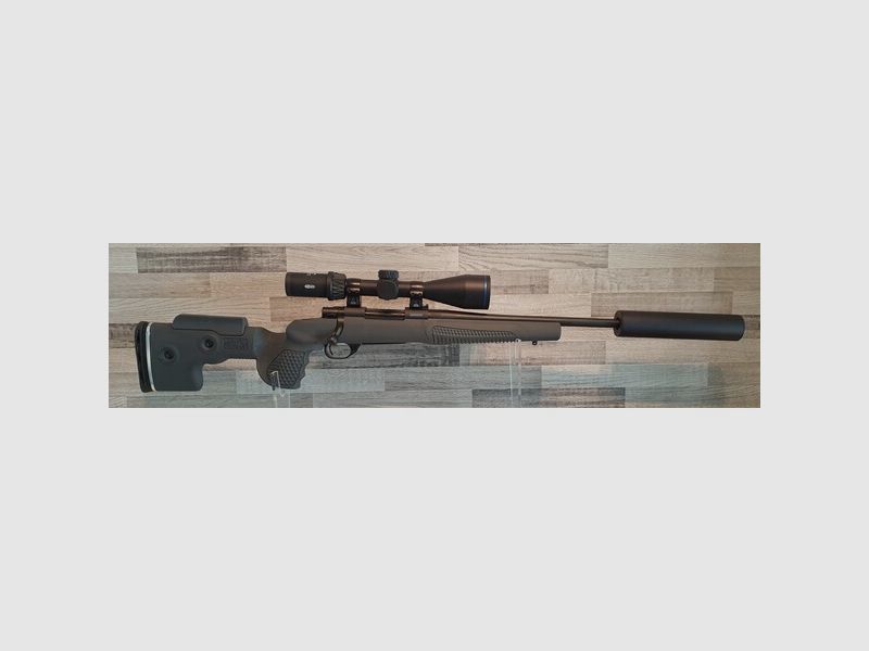 Neuware vom Fachhandel - HOWA 1500 Kal. .308 mit GRS Fenris + Meopta 3-18x56 RD + Schalldämpfer