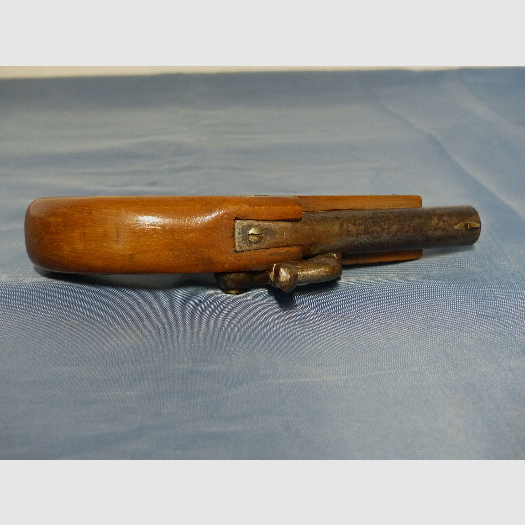 Vorderlader Perkussion Pistole Derringer antik vintage